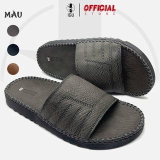 Dép da nam Doctor IGU M717 cao cấp,Dép quai bản khâu đế chống nhăn bảo hành 6 tháng.