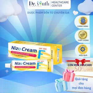 Kem Bôi Da Giảm Vảy Nến, Rôm Sẩy, Viêm Da Nizo Cream F Bidopharma Tuýp 10g