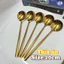 Thìa Vàng Inox 304 - Muỗng Ăn Cơm 20cm Kiểu Hàn Quốc Cán Dài - Phong Cách Hoàng Gia