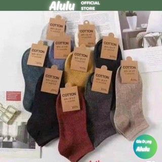 Set 10 Đôi Tất Cổ Ngắn Nhiều Mẫu Mã - Combo 10 Đôi Vớ Cổ Ngắn Cho Cả Nam Và Nữ, Tất Thời Trang - Kho Sỉ Gia Dụng Alulu