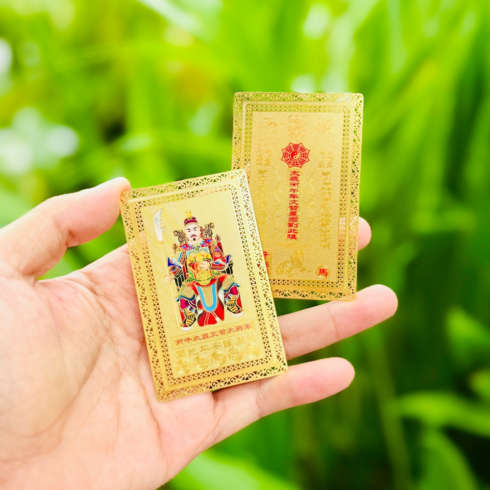 [THẺ KIM LOẠI] Kim Bài Thái Tuế 2026 Giá Sỉ, Bằng Đồng Nguyên Chất, Chuẩn Năm