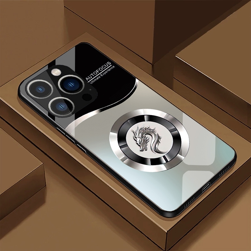 Ốp Lưng cho IPHONE 12, 12 MINI, 12 PRO, 12 PROMAX Mặt lưng kính cường lực, Sang Trọng, Chống Trầy, Bảo Vệ Toàn Diện