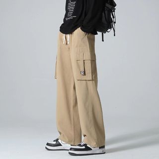 [MỞ BÁN] Quần Cargo Pants Nam Nữ Túi Hộp Ống Rộng Dáng Suông Chất Liệu Kaki Co Giãn Không Bai Xù K05