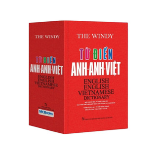 Sách - Từ Điển Anh Anh Việt Phiên Bản Bìa Cứng Màu Đỏ - Giải Nghĩa Đầy Đủ Ví Dụ Phong Phú