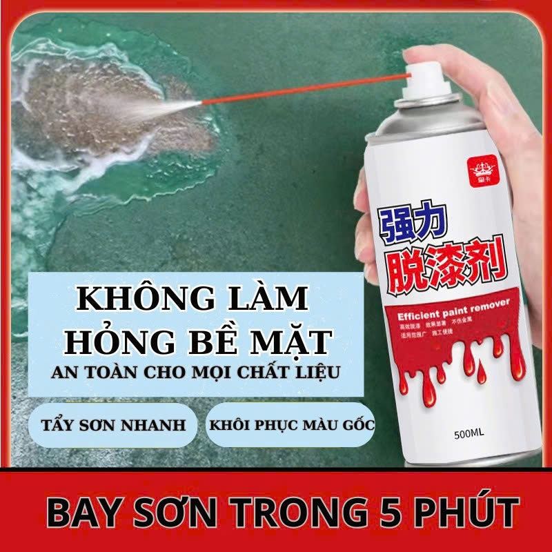 [LOẠI TỐT] Bình Xịt Làm Sạch Sơn Đa Năng Trên Mọi Chất Liệu 500ml