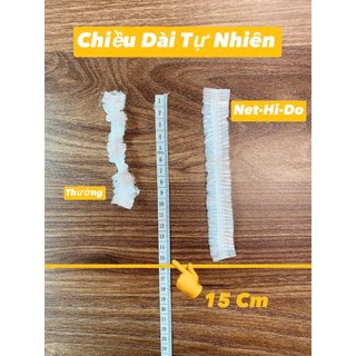 Túi 300 cái màng bọc thực phẩm PE túi gấu có chun bọc đồ ăn co giãn thành thịnh phát
