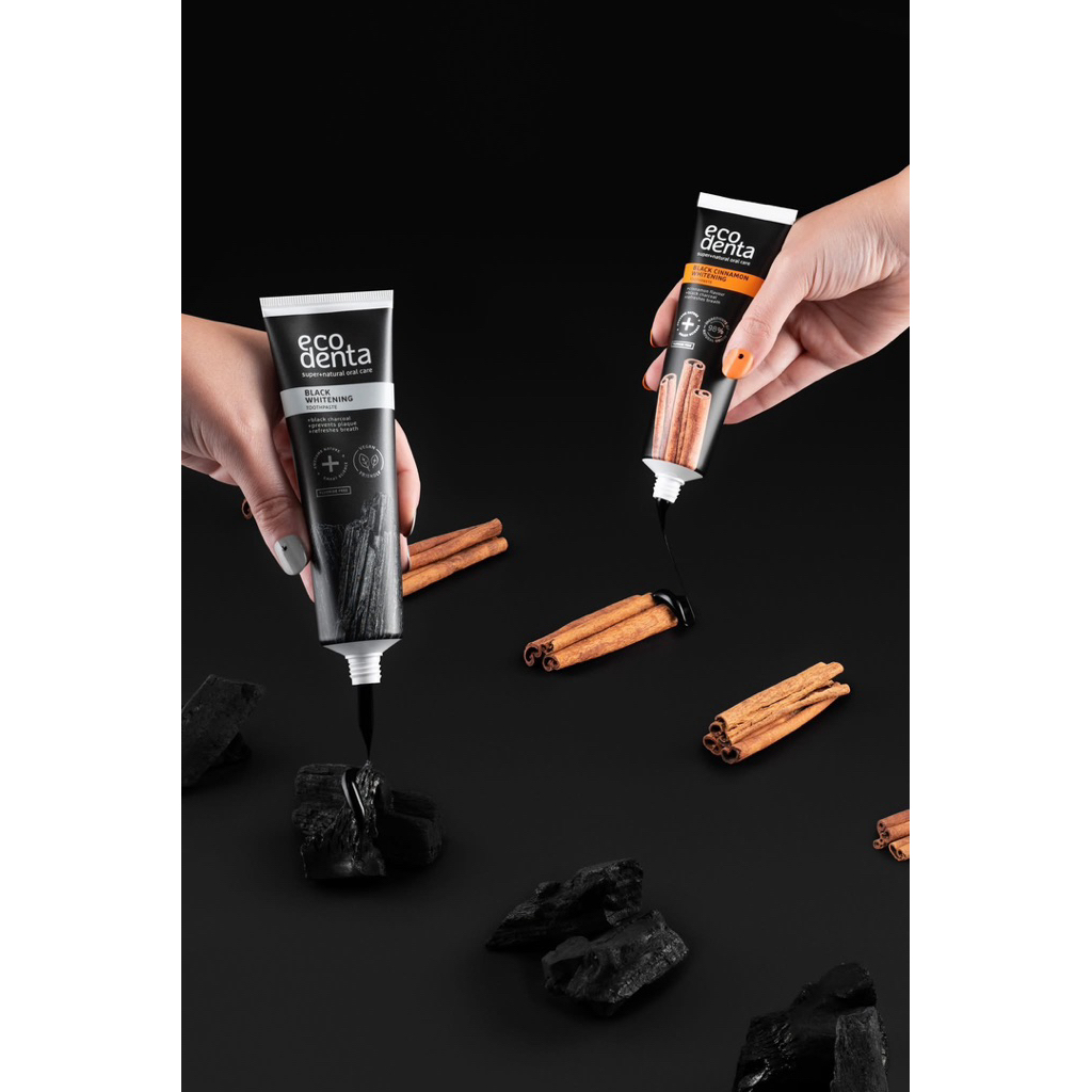 [Quà tặng đơn từ 250.000vnd]Combo 2 typs kem đánh răng than tre 10ml mini Ecodenta làm trắng răng