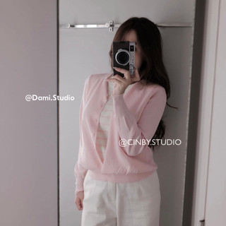 Cadigang Len Kẻ giả 2 Lớp Chất Len Siêu Mềm Co Giãn Thoải Mái hàng QCCC | Dami.Studio