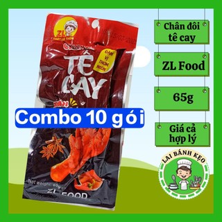 [COMBO 5-10-20] Chân Gà ZL Food Vị Tê Cay 65g - Vị Cay Nồng Hấp dẫn.