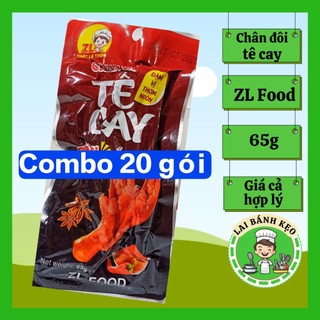[COMBO 5-10-20] Chân Gà ZL Food Vị Tê Cay 65g - Vị Cay Nồng Hấp dẫn.