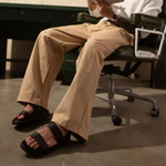 [Bản Hack Chiều Cao] Keegan HanGil (한길) – Sandal Da Bò Unisex 2 Quai Chéo Phong Cách Hàn Quốc | Đi Học Đi Làm Hằng Ngày — ảnh 3