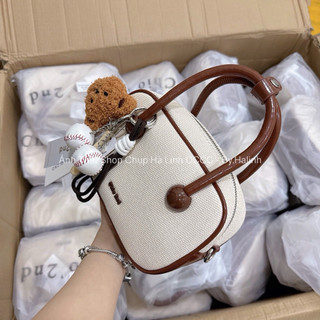 CHIO2ND - Cốp Chio Kèm Charm Gấu Bóng Chày + Dây Đeo Chéo Basic