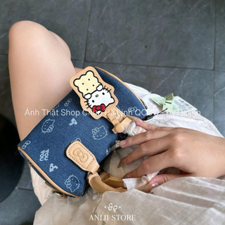 Chio 2nd - Tặng Charm - Túi Trống Toutou denim hothit chuẩn loại 1 byhalinh