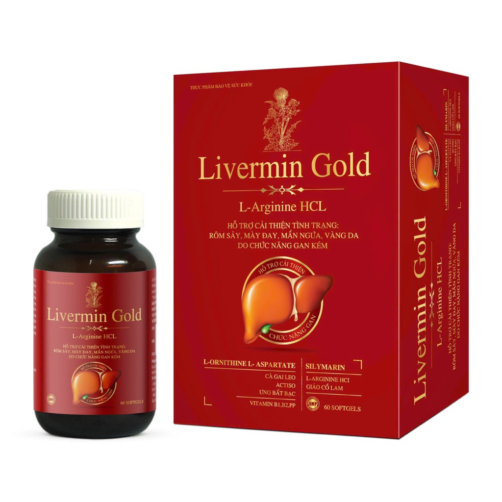 Giải Độc Gan Livermin Gold lọ 60 viên