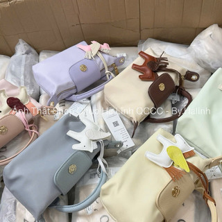 Túi Quai Xách Dù Chio Kèm Charm Ngựa Đủ màu Túi Đeo Chéo Chio2nd