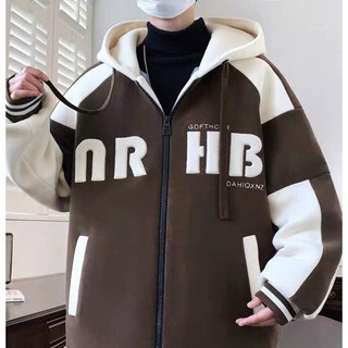 ÁO KHOÁC NỈ HB NAM PHỐI NÓN PHONG CÁCH, CÁ TÍNH, HOTTREND, CHE NẮNG TỐT