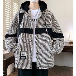 (CÓ TÚI TRONG ) ÁO KHOÁC NAM CHẤT  NHUNG PHONG CÁCH PHỐI NÓN, PHONG CÁCH, TRẺ TRUNG, NỔI BẬT