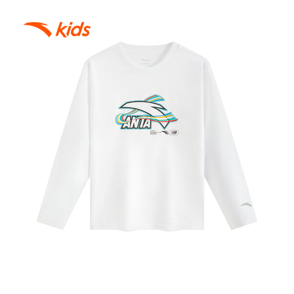 ANTA KIDS Áo Sweater Dài Tay Bé Trai 3524C5403