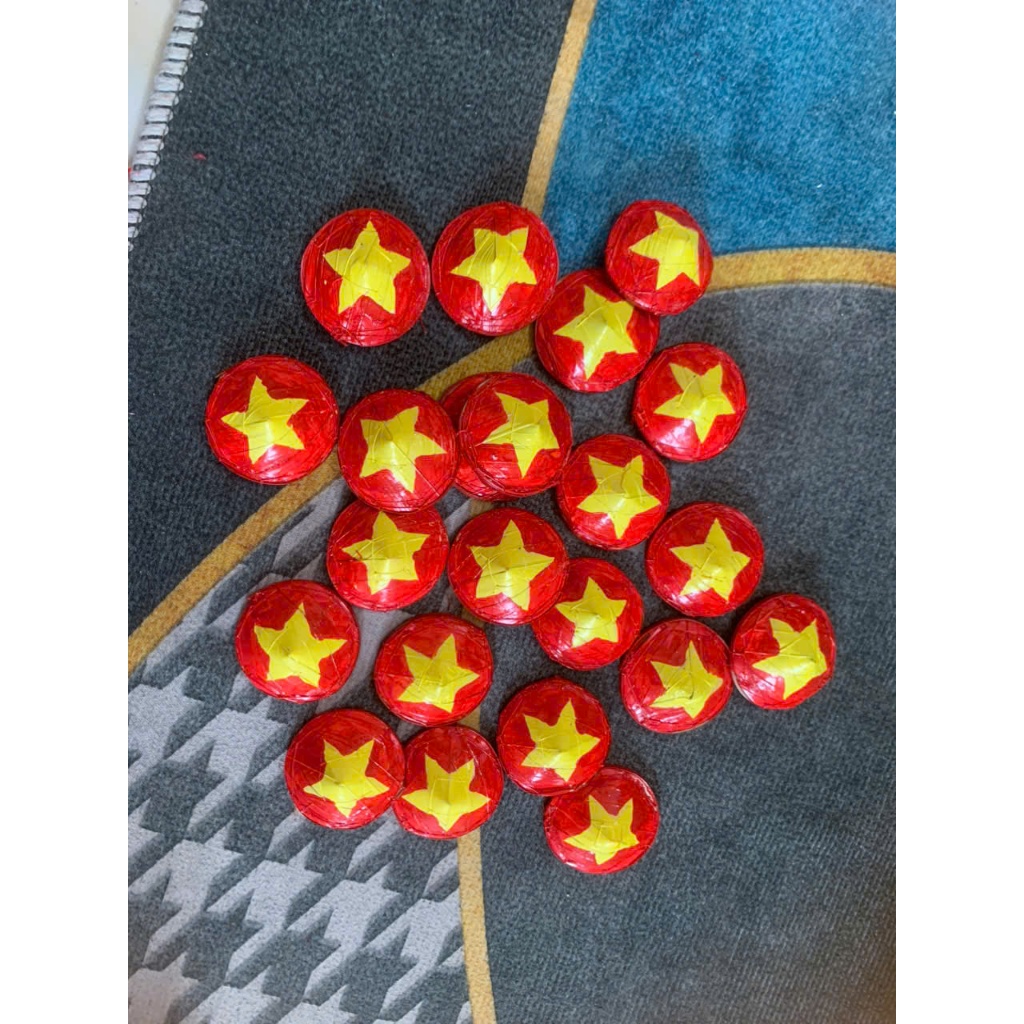 Nón lá cờ đỏ sao vàng để trang trí sự kiện, decor( size 4cm-7cm- 9cm-12cm -14-17-20-22-25cm)