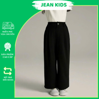Quần ống rộng Hàn Quốc cho bé – Quần suông vải mềm cao cấp – Size 16-45kg