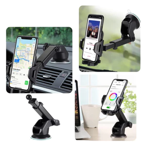 Giá Đỡ Điện Thoại Để Taplo Có Đế Hít Kính Cao Cấp, Kẹp Điện Thoại Trên Ô Tô Quay 360 Độ Phù Hợp Nhiều Dòng Xe Hơi - Hàng