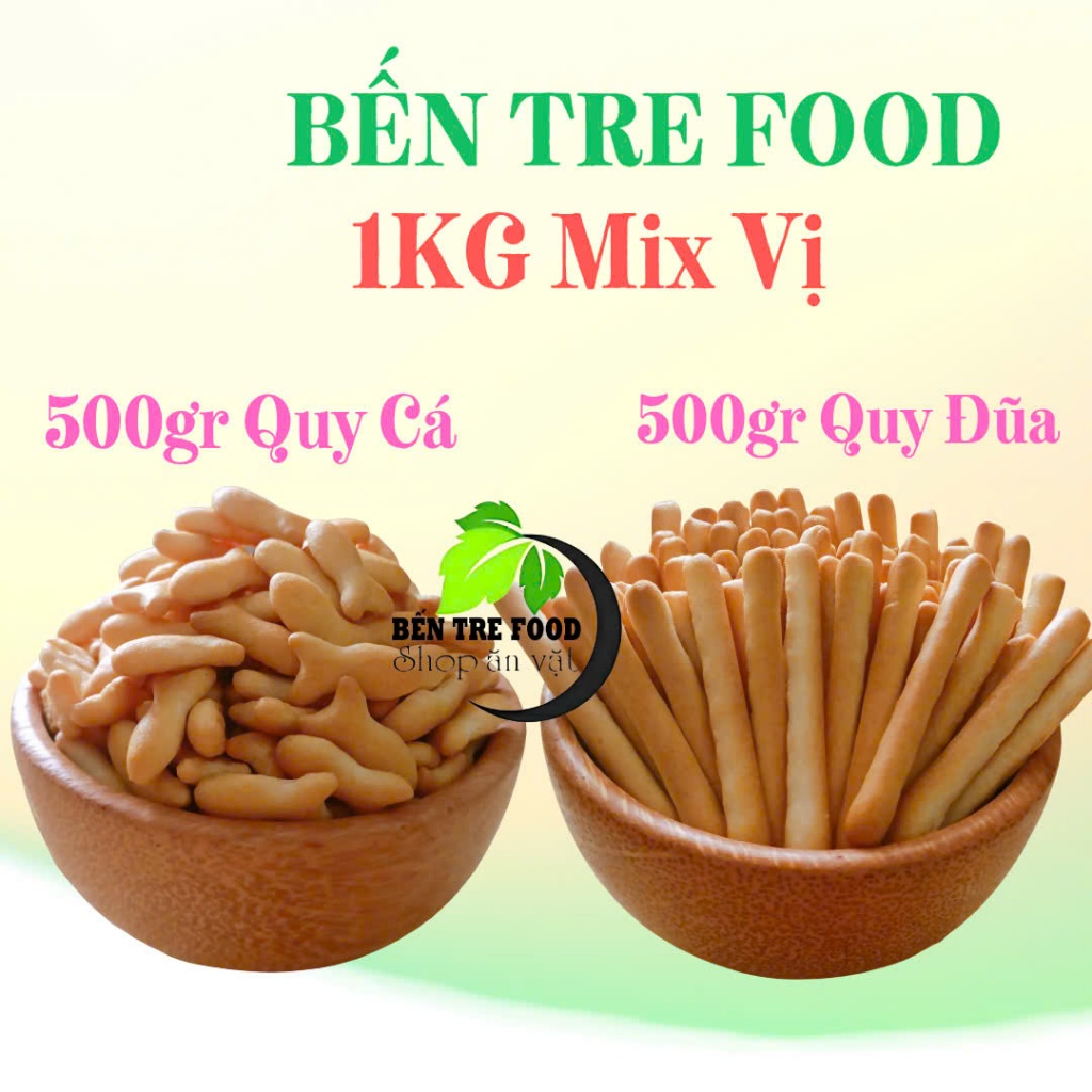 Bánh Mix Vị Quy Đữa Bơ Sữa và Quy Cá Bơ Sữa giòn tan- hương vị tuổi thơ