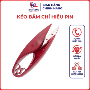 Kéo Bấm Chỉ Xỏ Ngón Hiệu Pin Mã 1155 – Hộp 12 Cây