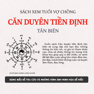 Sách - Căn Duyên Tiền Định + Tặng Lịch Cát Tường Bình Ngọ 2026 - Sách Xem Tuổi Vợ Chồng - Dương Công Hầu