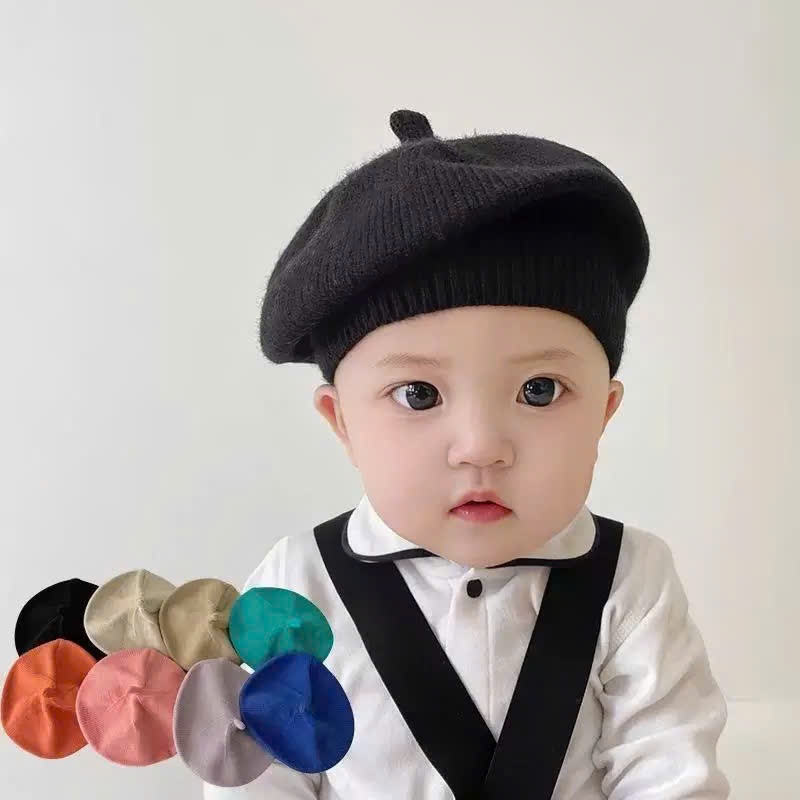 Sẵn Ship - Mũ Nồi Len Dệt Kim nhiều màu phong cách Hàn Quốc cho bé trai bé gái, hàng quảng châu, chất lượng tốt, mix đồ