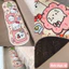 Thảm Chùi Chân Lông Cừu Hello Kitty 50*120cm, Thảm Dài Trải Sàn Phòng Ngủ Cashmere Mềm Mại