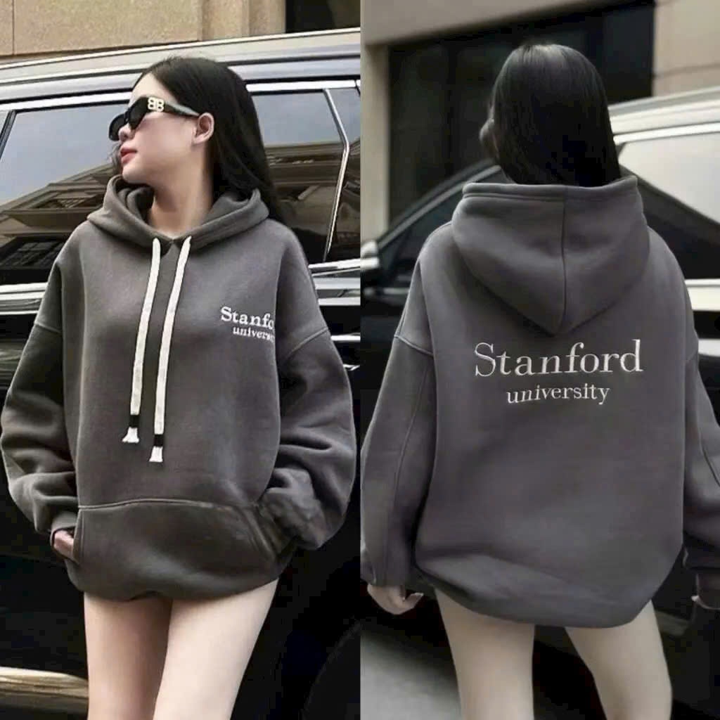 (mở bán) Aó hoodie  Nam -Nữ chất nỉ tàu l1 siêu dầy dặn in chữ, from rộng hàng UNISEX by T&T SHOP