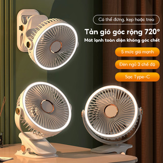 USB Quạt Bàn - Quạt Kẹp, Treo, Đứng, USB Pin - Quạt Di Động, Thoáng Mát Phòng Ngủ, Phòng Học (USB 5V)