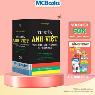 Sách - Từ Điển Anh - Việt Phiên Bản Bìa Đen - Giải Nghĩa Đầy Đủ Ví Dụ Phong Phú