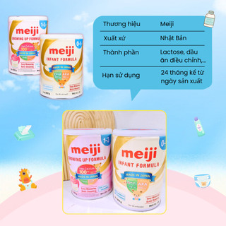 Sữa Meiji Nhập Khẩu Infant Formula Cho Trẻ Từ 0 - 12 Tháng & Growing Up Formula Cho Trẻ Từ 1 - 3 Tuổi 800g