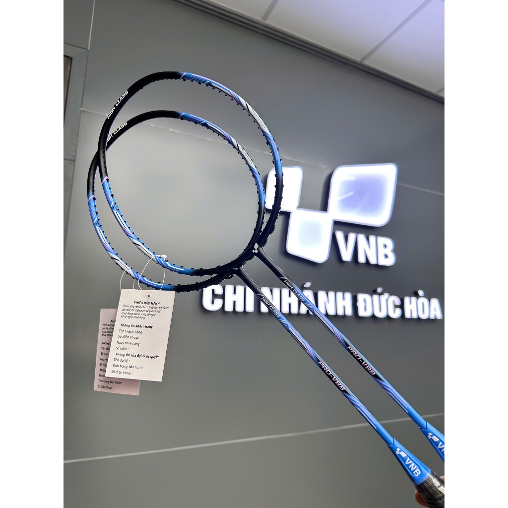Vợt cầu lông VNB V88 xanh chính hãng (Tặng kèm 2 quấn cán + túi ...