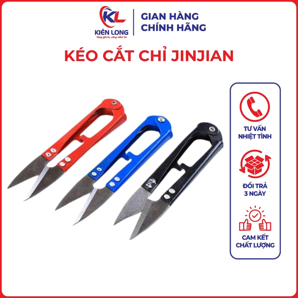 Kéo Cắt Chỉ JINJIAN Chính Hãng Loại To 12cm – Phụ Kiện Ngành May