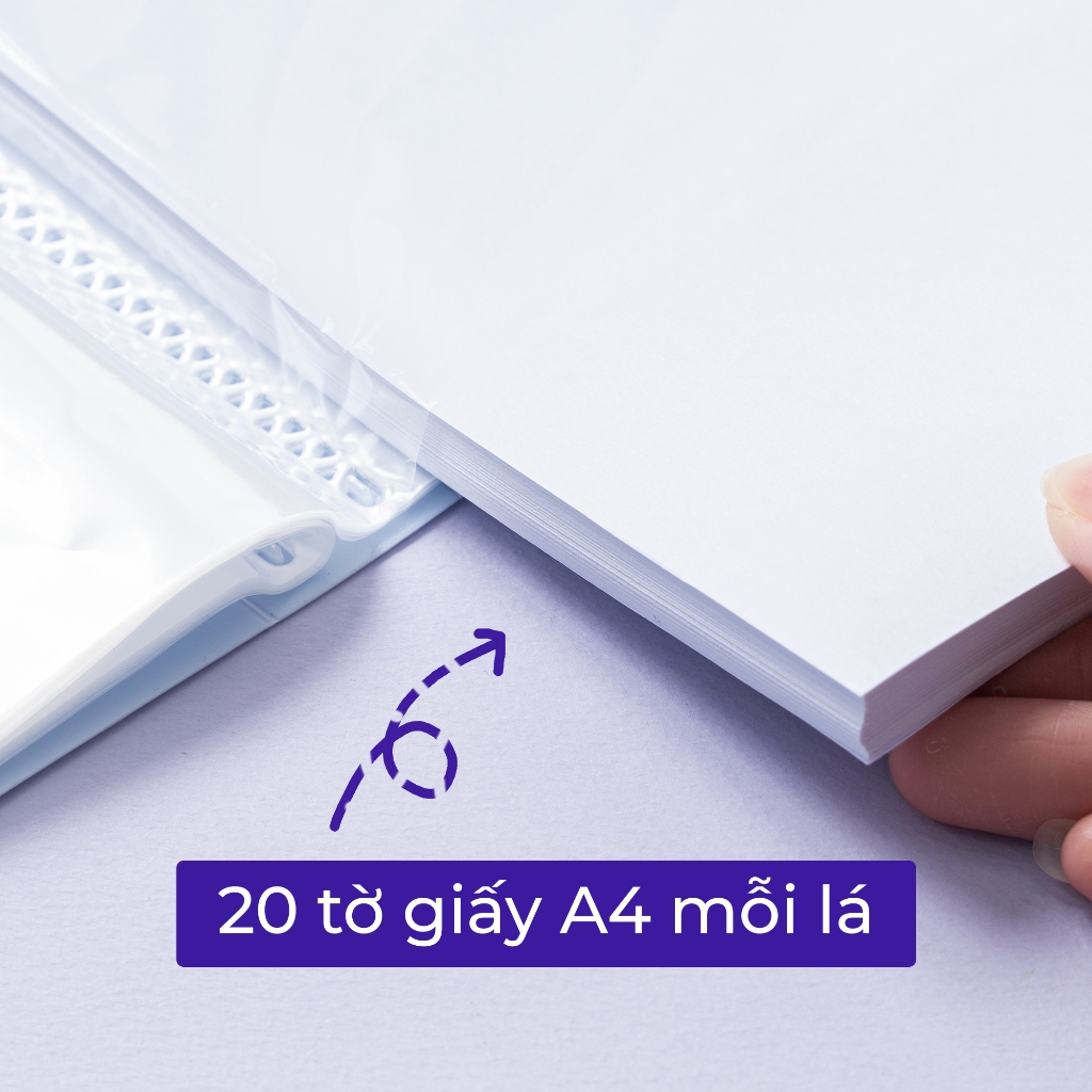 File Lá Đựng Tài Liệu A4 Classmate File 40/60 Lá Đa Năng, Lưu Trữ Giấy Tờ, Sổ Lưu Hình Siêu Âm, Bìa Nhựa Dễ Thương