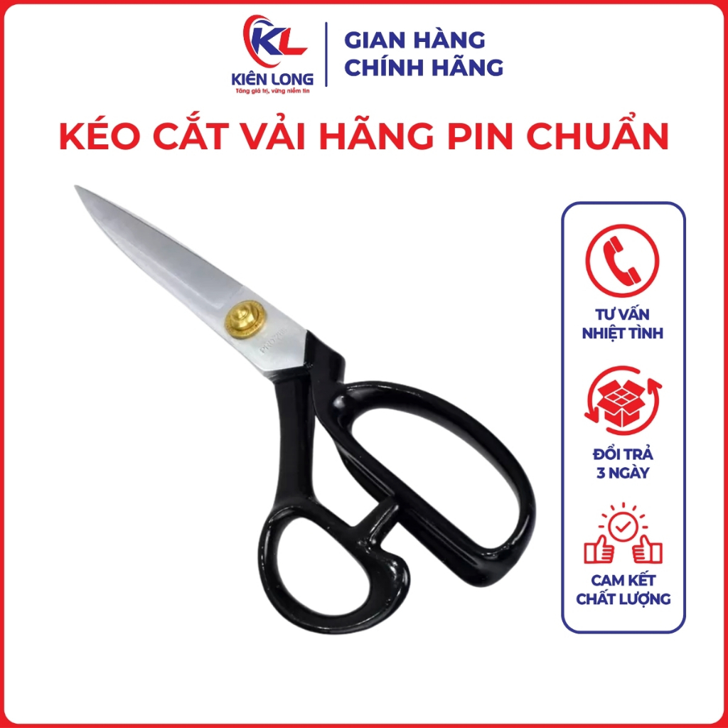 Kéo Cắt Vải Cho Người Thuận Tay Trái Hiệu Pin – Hàng Chính Hãng