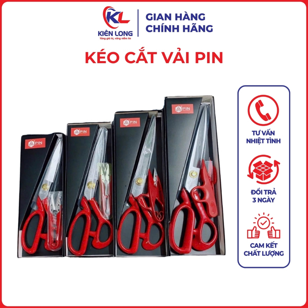 Kéo Cắt Vải Hiệu Pin – Hàng Chính Hãng, Phụ Kiện Ngành May