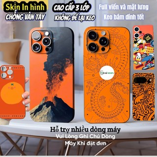 Miếng dán Skin Mặt lưng Sau full viền Dành Cho 16 pro max 15 pro max 14 pro max 13 pro max 12 pro max