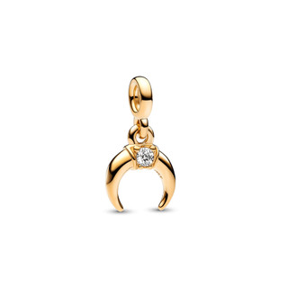 Charm Treo Pandora Mạ Vàng 14K Mắt Trăng Lưỡi Liềm