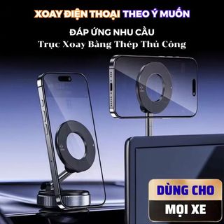 Giá Đỡ Điện Thoại Ô Tô Hút Chân Không K007 – Xoay 360° Gắn Taplo, Kính, Gắn Mọi Nơi Trên Xe Cực Kì Chắc Chắn, Tiện Lợi
