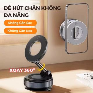 Giá Đỡ Điện Thoại Ô Tô Hút Chân Không K007 – Xoay 360° Gắn Taplo, Kính, Gắn Mọi Nơi Trên Xe Cực Kì Chắc Chắn, Tiện Lợi
