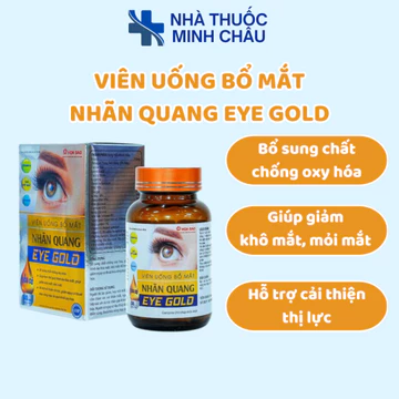 Viên Uống Bổ Mắt EYE GOLD Tăng Cường Thị Lực Mắt Chống Mỏi Mắt Chảy Nước Mắt