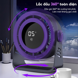 Quạt mini gia đình - Quạt bàn USB cho văn phòng, ký túc xá, thiết kế nhỏ gọn đa năng