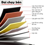BG [TM210/220B]  Máy chạy bộ điện tại nhà  Model TM210/220B băng chạy chống rung EVA, nhỏ gọn — ảnh 5