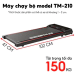BG [TM210/220B]  Máy chạy bộ điện tại nhà  Model TM210/220B băng chạy chống rung EVA, nhỏ gọn — ảnh 8