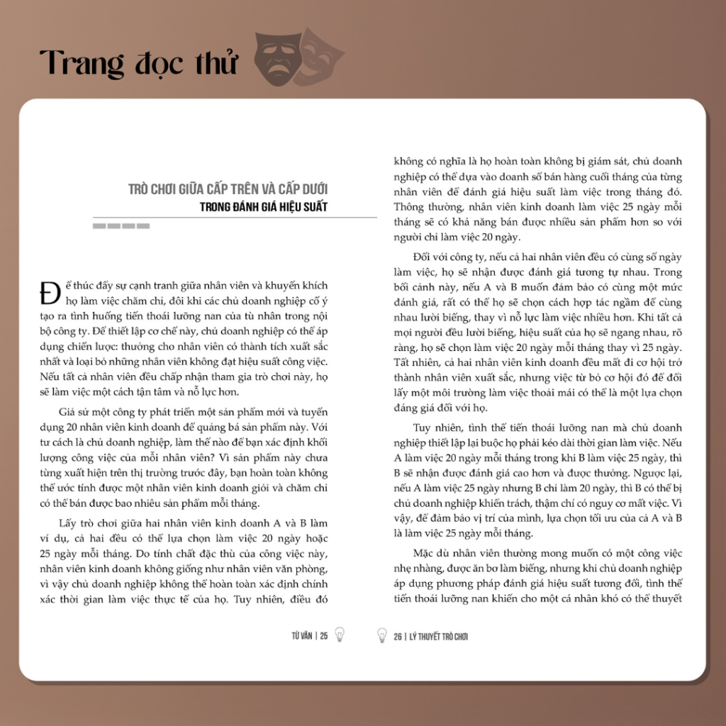 Sách - Lý thuyết trò chơi - Tư Duy Chiến Lược Để Không Bao Giờ Bị Dắt Mũi - Nhà sách Tiên Phong Books