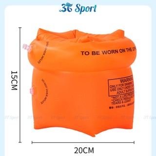 Phao tay tập bơi Roll-ups dùng cho bé và người lớn dưới 55Kg, Phao tay chất liệu PVC Cao Cấp dày dặn