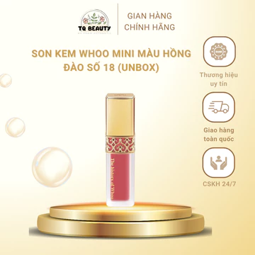 Son Kem Whoo Mini Màu Hồng Đào Số 18 (unbox)